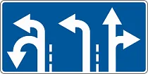 5.15.1 Налево и разворот - Налево - Прямо и направо